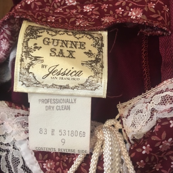 Vintage Gunne Sax Jessica McClintock Prairie Dress - Picture 8 of 8